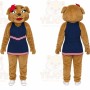 Brown Dog Mascot Costume for School Events
