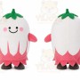 White Fruit Mascot Costume for Events and Promotions
