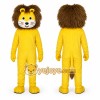 Yellow Lion Mascot Costume for Children's Events
