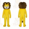 Yellow Lion Mascot Costume for Children's Events