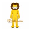 Yellow Lion Mascot Costume for Children's Events