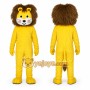 Yellow Lion Mascot Costume for Children's Events