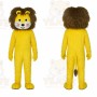 Yellow Lion Mascot Costume for Children's Events