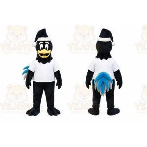 Black Bird Mascot Costume for Holiday Events