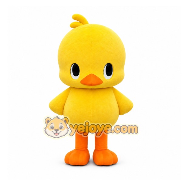 Yellow Chick Mascot Costume for Children's Events Yellow Chick Mascot Costume for Children's Events