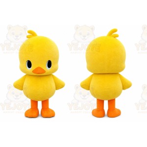 Yellow Chick Mascot Costume for Children's Events