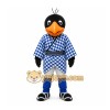 Black Bird Mascot Costume for Events and Promotions