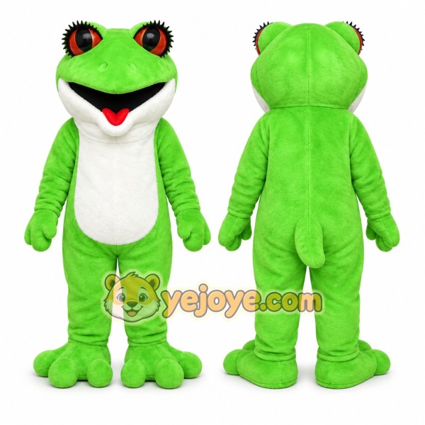 Green Frog Mascot Costume for Children's Events