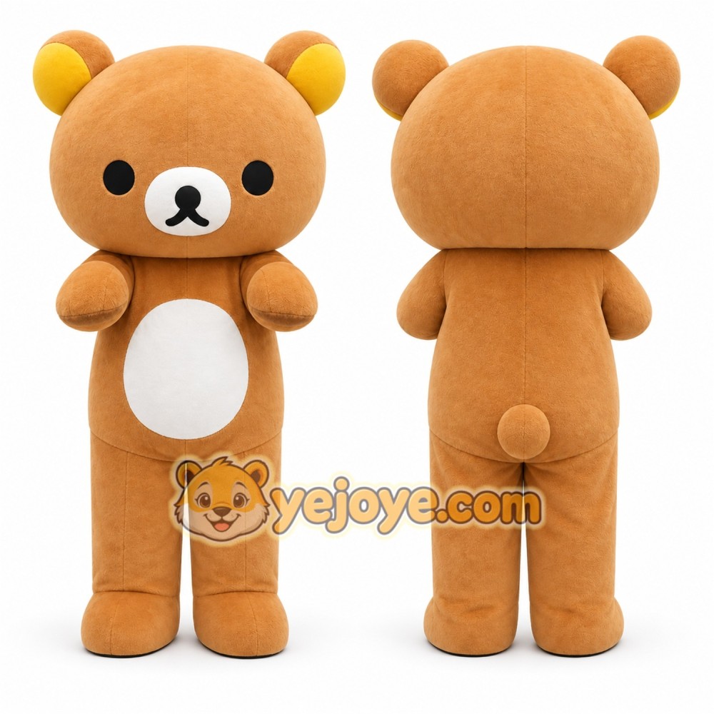 Brown Bear Mascot Costume for Children's Events Brown Bear Mascot Costume for Children's Events