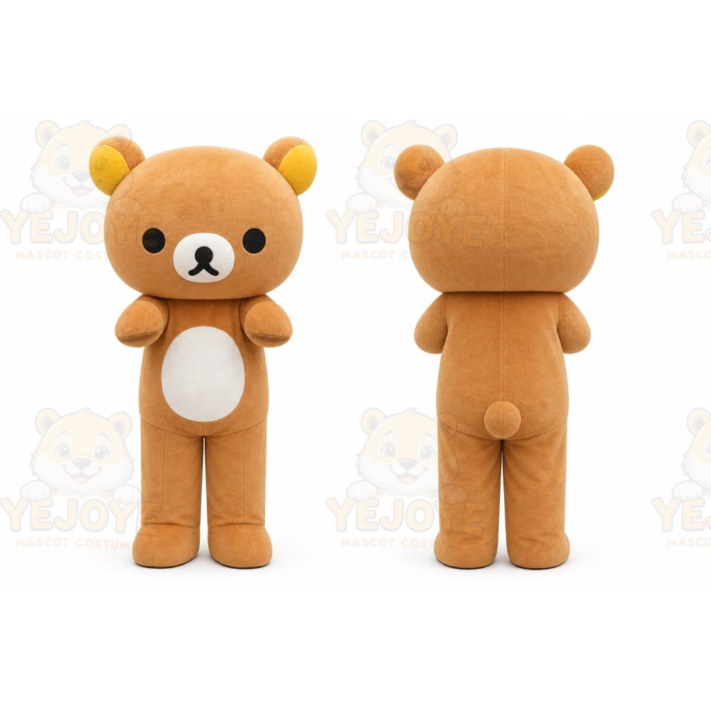 Brown Bear Mascot Costume for Children's Events