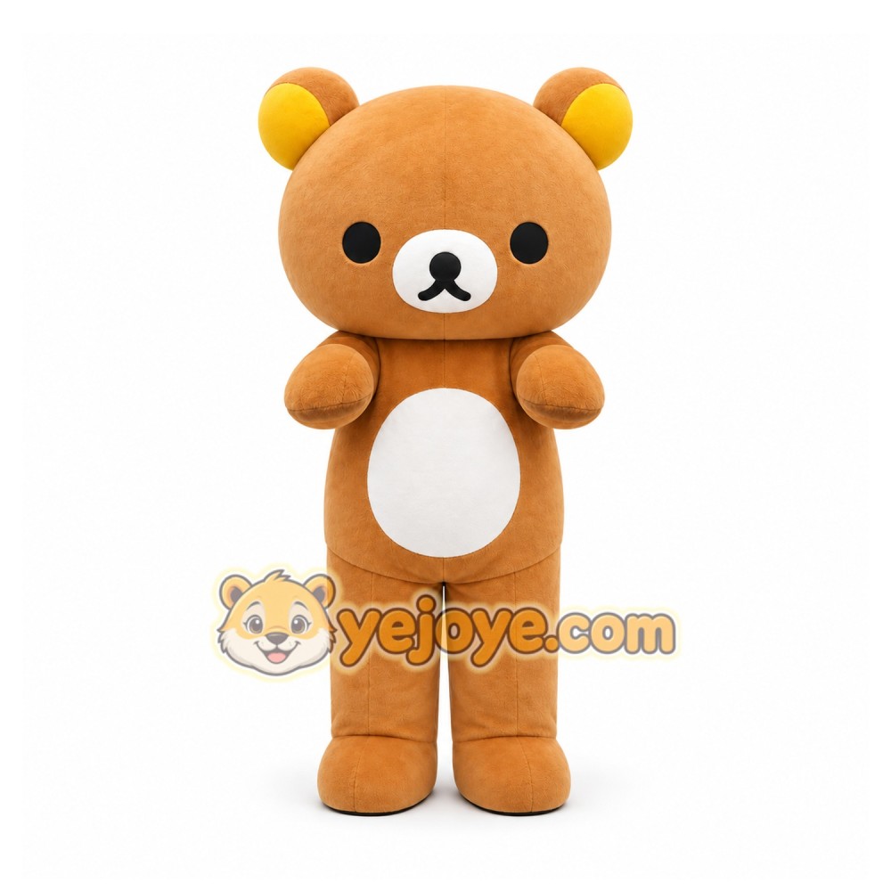Brown Bear Mascot Costume for Children's Events Brown Bear Mascot Costume for Children's Events