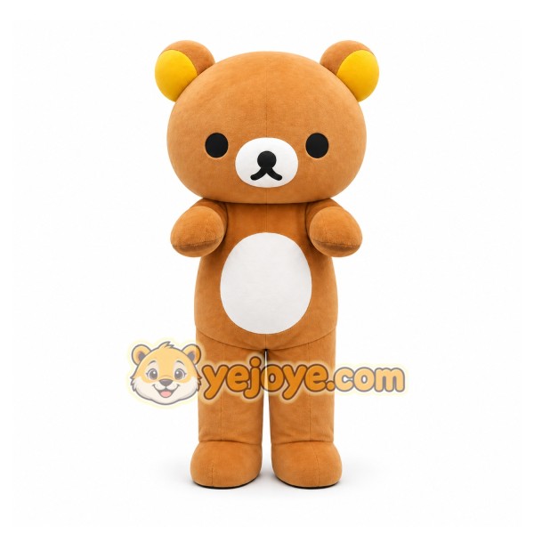 Brown Bear Mascot Costume for Children's Events