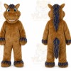 Brown Horse Mascot Costume for Children's Events