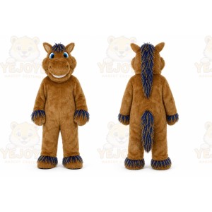 Brown Horse Mascot Costume for Children's Events