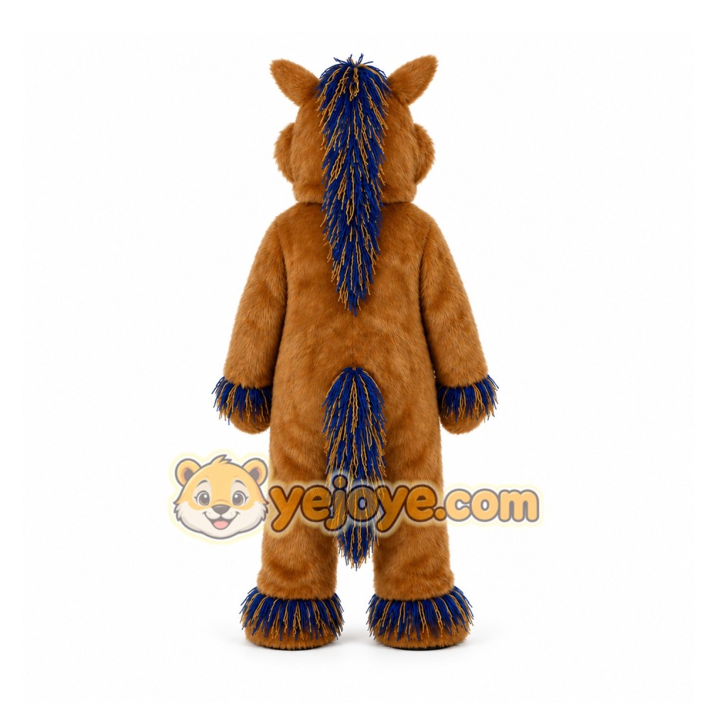 Brown Horse Mascot Costume for Children's Events Brown Horse Mascot Costume for Children's Events