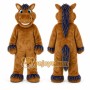 Brown Horse Mascot Costume for Children's Events