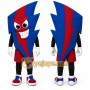 Blue Lightning Bolt Mascot Costume for Sports Events