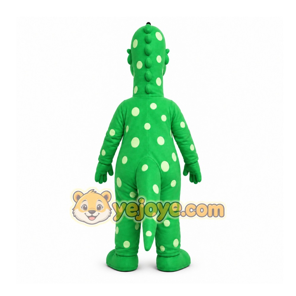 Green Dinosaur Mascot Costume for Children's Events Green Dinosaur Mascot Costume for Children's Events