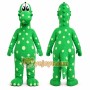 Green Dinosaur Mascot Costume for Children's Events