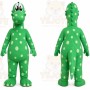 Green Dinosaur Mascot Costume for Children's Events