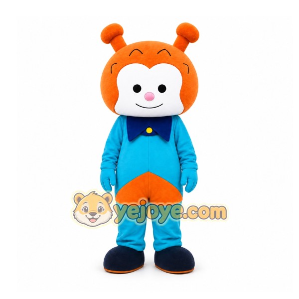 Orange Insect Character Mascot Costume for Children's Events Orange Insect Character Mascot Costume for Children's Events