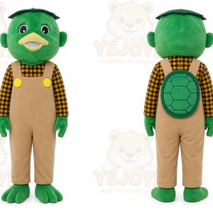 Green Turtle Character Mascot Costume for Children's Events