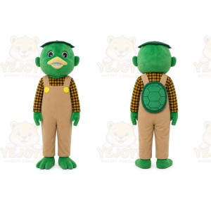 Green Turtle Character Mascot Costume for Children's Events