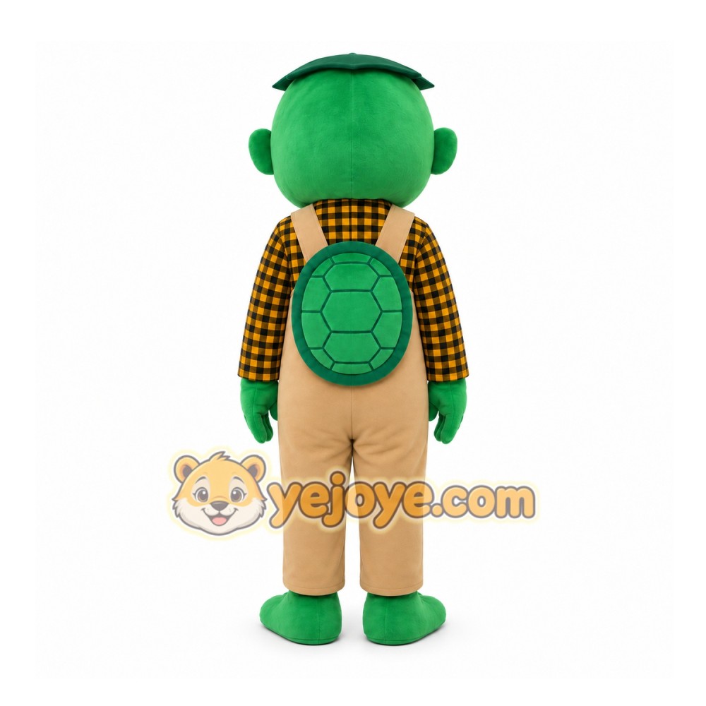 Green Turtle Character Mascot Costume for Children's Events Green Turtle Character Mascot Costume for Children's Events
