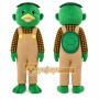 Green Turtle Character Mascot Costume for Children's Events