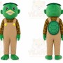 Green Turtle Character Mascot Costume for Children's Events