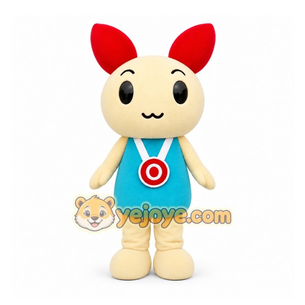 Orange Rabbit Mascot Costume for Sports Events Orange Rabbit Mascot Costume for Sports Events