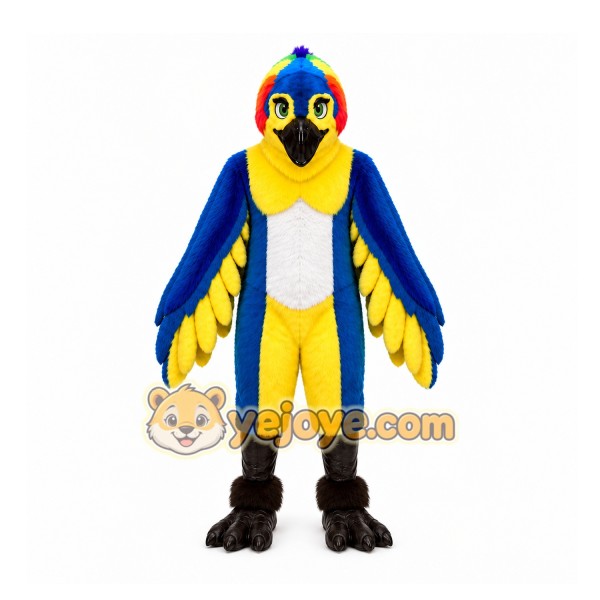 Blue Parrot Mascot Costume for Events and Promotions
