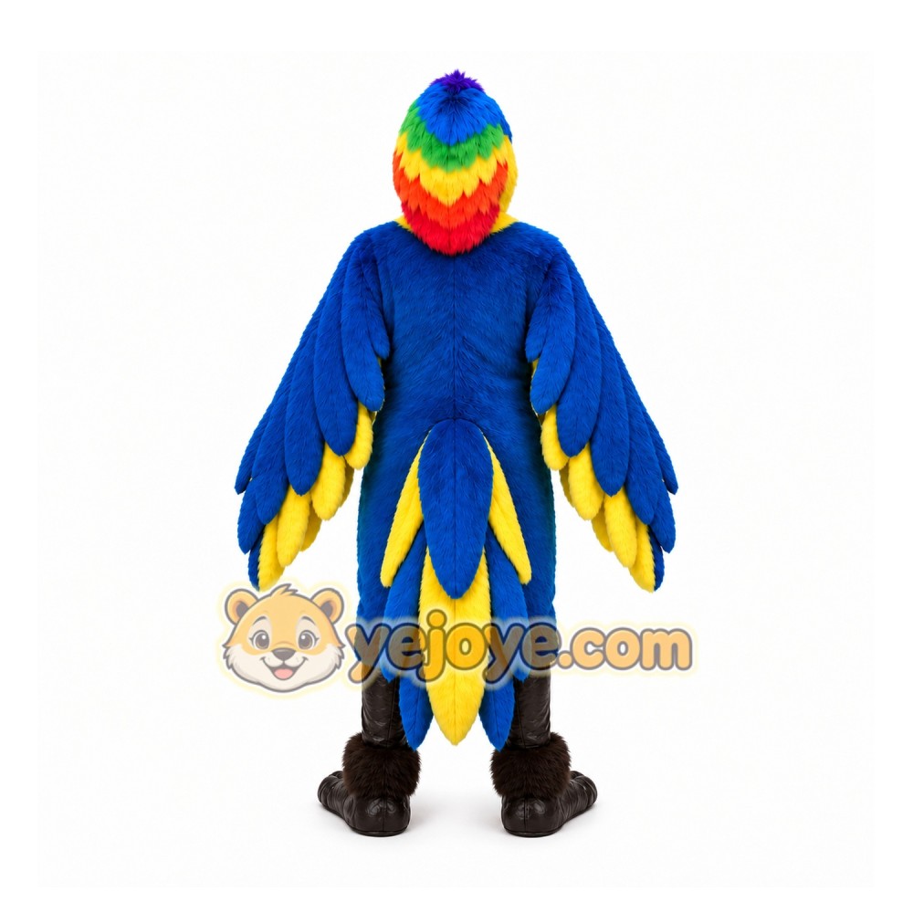 Blue Parrot Mascot Costume for Events and Promotions