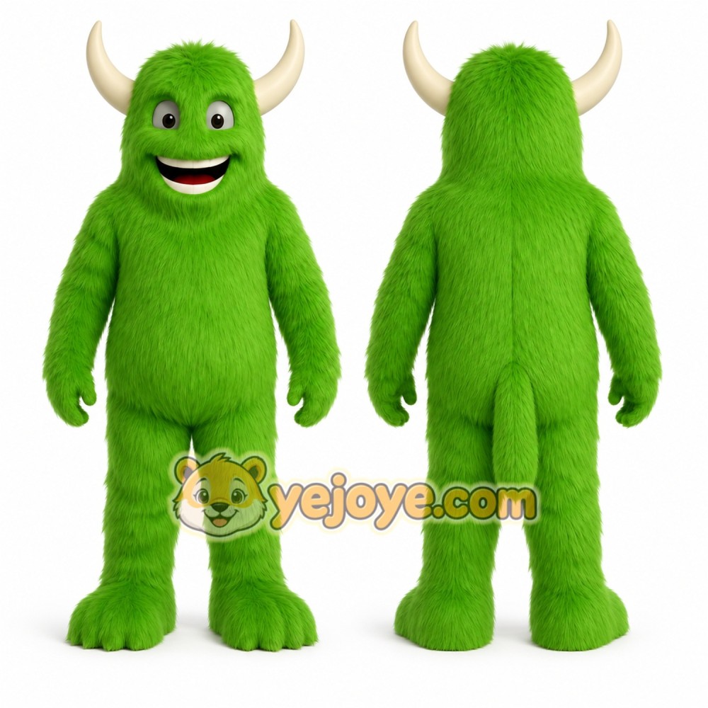 Green Monster Mascot Costume for Children's Events Green Monster Mascot Costume for Children's Events