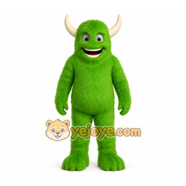 Green Monster Mascot Costume for Children's Events Green Monster Mascot Costume for Children's Events