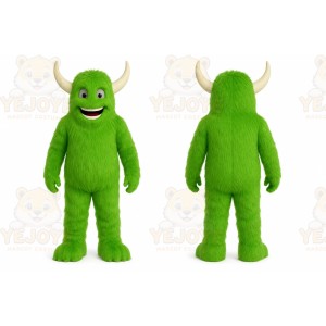 Green Monster Mascot Costume for Children's Events