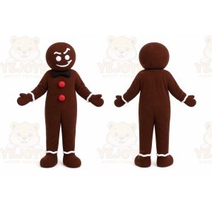 Brown Cookie Mascot Costume for Children's Events