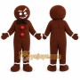 Brown Cookie Mascot Costume for Children's Events