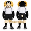 Black Ram Mascot Costume for Sports Events Black Ram Mascot Costume for Sports Events