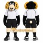 Black Ram Mascot Costume for Sports Events