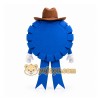 Blue Award Ribbon Mascot Costume for Events and Promotions Blue Award Ribbon Mascot Costume for Events and Promotions