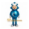 Blue Robot Mascot Costume for Events and Promotions