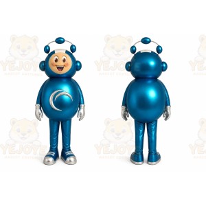 Blue Robot Mascot Costume for Events and Promotions