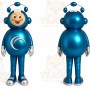 Blue Robot Mascot Costume for Events and Promotions