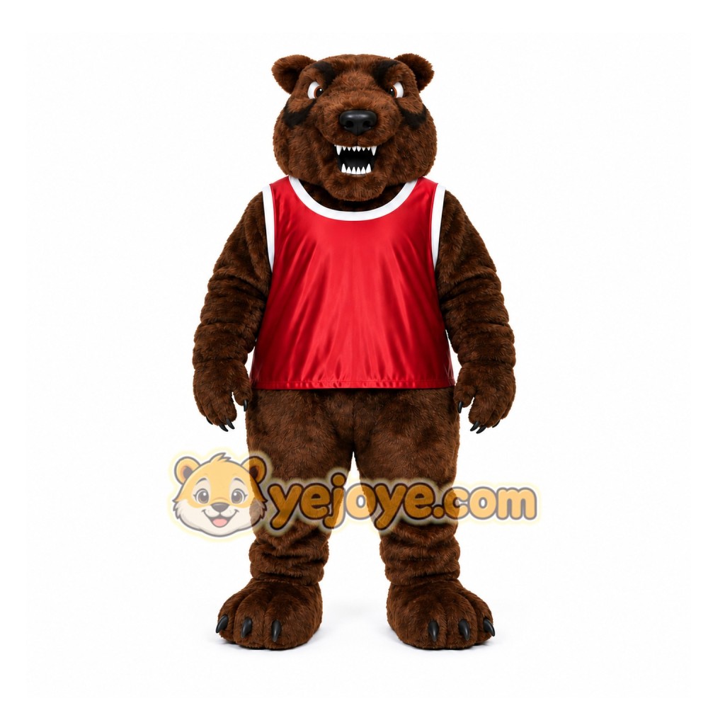 Brown Bear Mascot Costume for Sports Events Brown Bear Mascot Costume for Sports Events