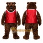 Brown Bear Mascot Costume for Sports Events