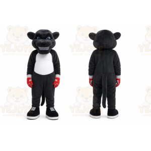 Black Panther Mascot Costume for Sports Events