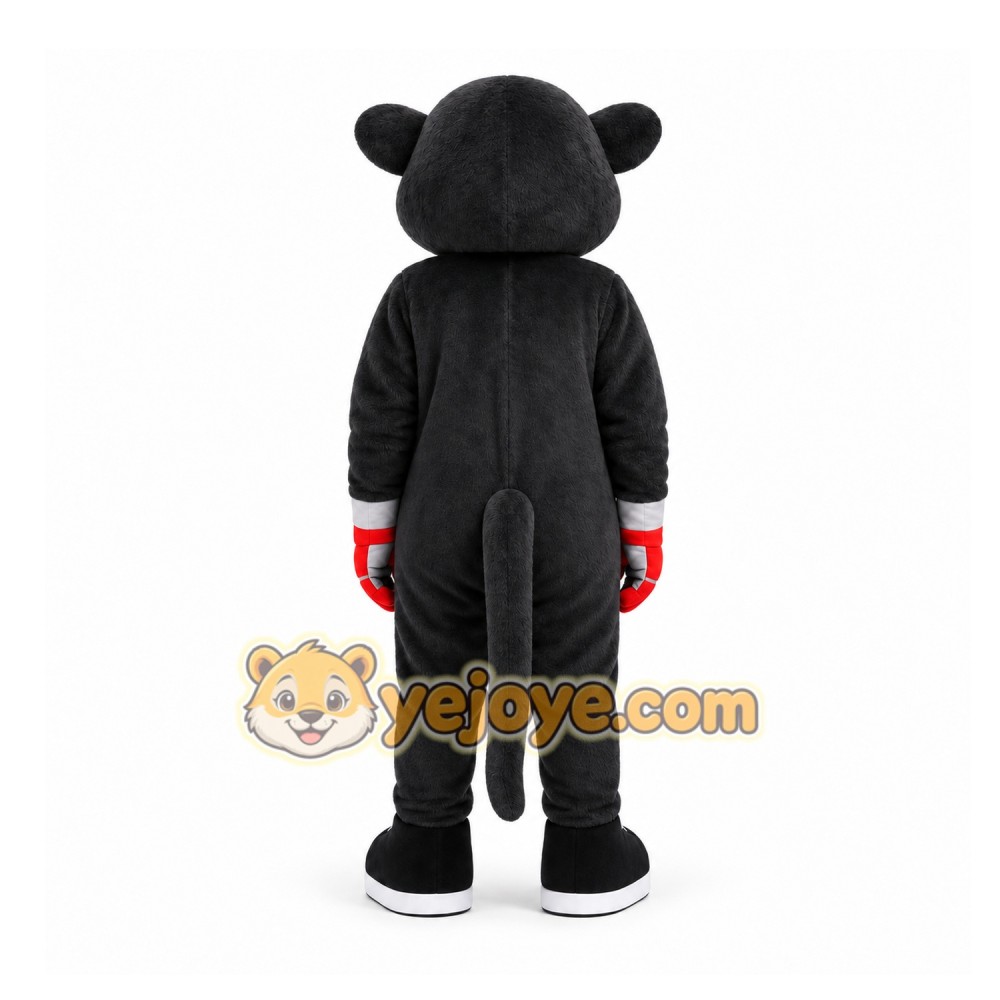 Black Panther Mascot Costume for Sports Events