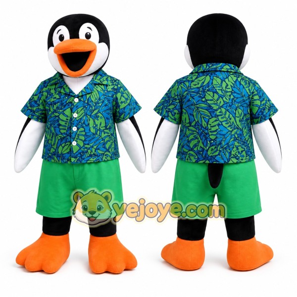 Black Penguin Mascot Costume for Events and Promotions