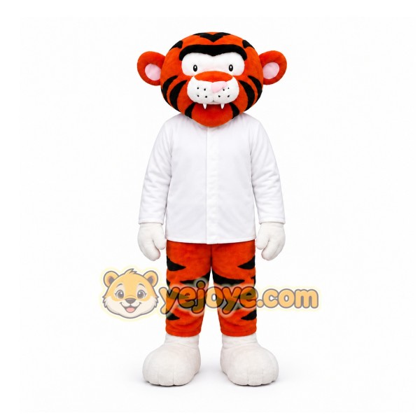 Orange Tiger Mascot Costume for School Events Orange Tiger Mascot Costume for School Events